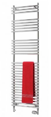 ULTRAHEAT WINDSOR CHROME BATHROOM H1612mm x W500mm CONTEMPORARY TUBE ON TUBE MULTIRAIL/TOWEL WARMER, WIN5W16C